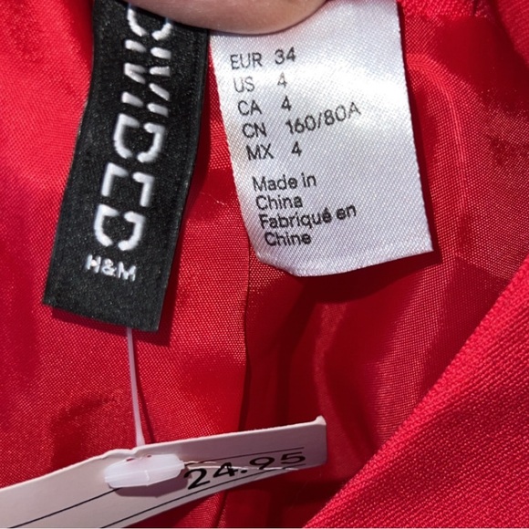 H&M Women's Blazer / Jacket- Viscose Blend- size 4 - Picture 8 of 9